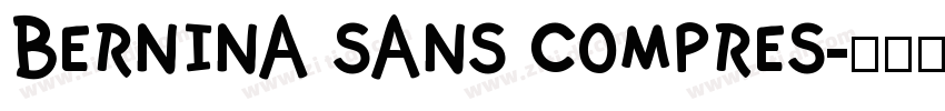 BERNINA SANS COMPRES字体转换